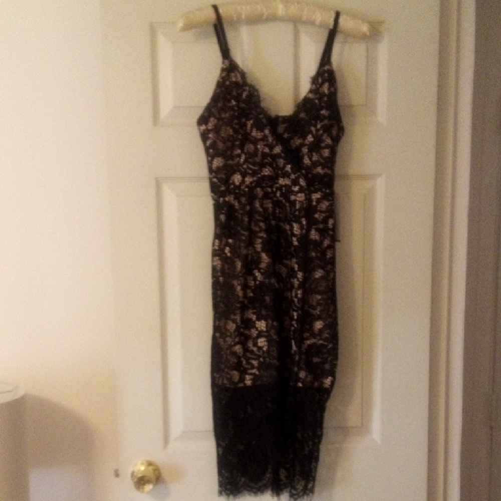 NWT!  Blåshe Black Lace Dress